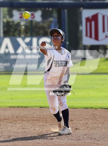 Thumbnail 3 in South @ Orcutt Academy-CIF CS Softball Championships-Division 6 photogallery.