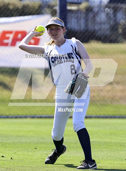 Thumbnail 3 in South @ Orcutt Academy-CIF CS Softball Championships-Division 6 photogallery.