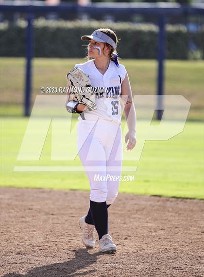 Thumbnail 2 in South @ Orcutt Academy-CIF CS Softball Championships-Division 6 photogallery.