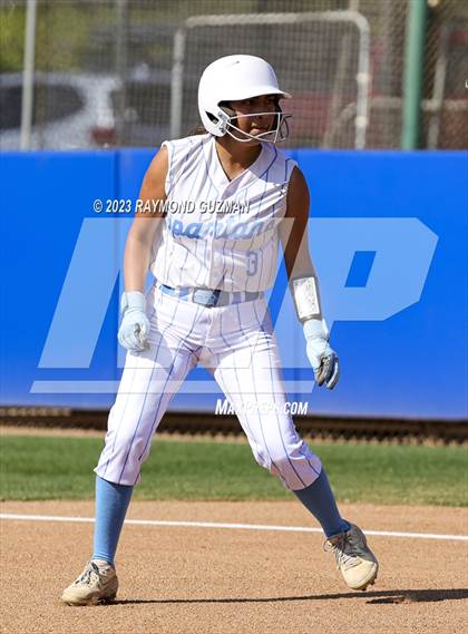 Thumbnail 3 in South @ Orcutt Academy-CIF CS Softball Championships-Division 6 photogallery.