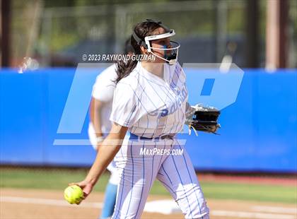 Thumbnail 3 in South @ Orcutt Academy-CIF CS Softball Championships-Division 6 photogallery.