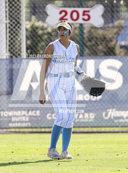 Thumbnail 1 in South @ Orcutt Academy-CIF CS Softball Championships-Division 6 photogallery.