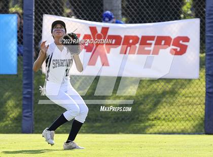 Thumbnail 3 in South @ Orcutt Academy-CIF CS Softball Championships-Division 6 photogallery.