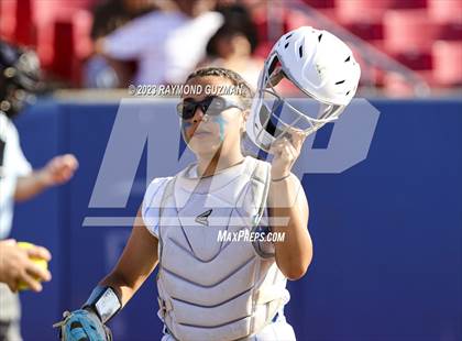 Thumbnail 2 in South @ Orcutt Academy-CIF CS Softball Championships-Division 6 photogallery.