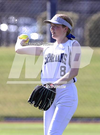 Thumbnail 3 in South @ Orcutt Academy-CIF CS Softball Championships-Division 6 photogallery.