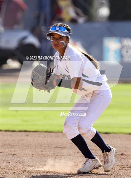 Thumbnail 3 in South @ Orcutt Academy-CIF CS Softball Championships-Division 6 photogallery.