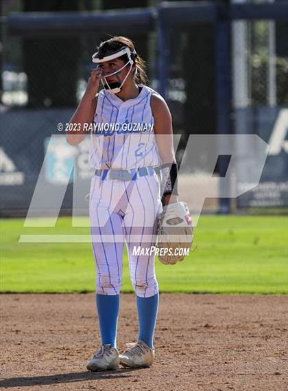 Thumbnail 3 in South @ Orcutt Academy-CIF CS Softball Championships-Division 6 photogallery.
