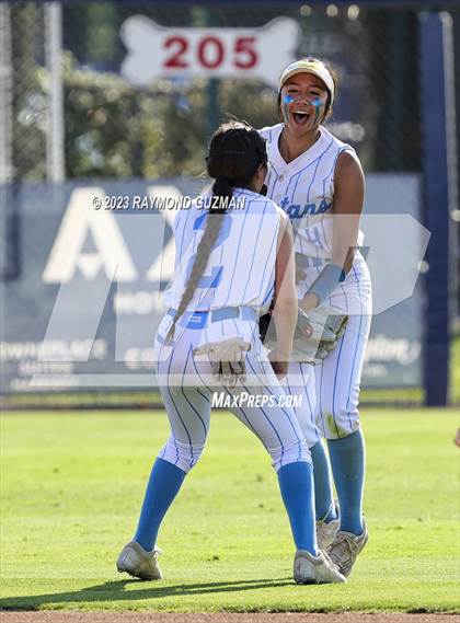 Thumbnail 3 in South @ Orcutt Academy-CIF CS Softball Championships-Division 6 photogallery.