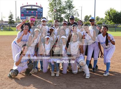 Thumbnail 2 in South @ Orcutt Academy-CIF CS Softball Championships-Division 6 photogallery.