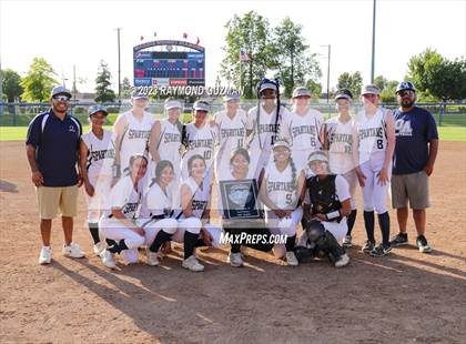 Thumbnail 2 in South @ Orcutt Academy-CIF CS Softball Championships-Division 6 photogallery.