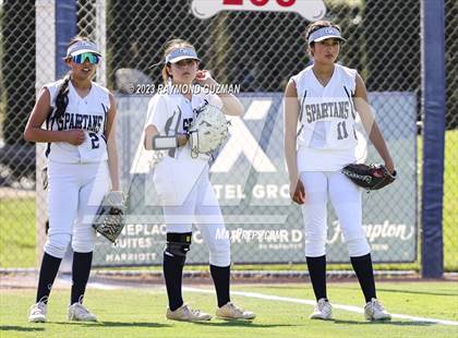 Thumbnail 1 in South @ Orcutt Academy-CIF CS Softball Championships-Division 6 photogallery.