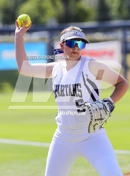 Thumbnail 3 in South @ Orcutt Academy-CIF CS Softball Championships-Division 6 photogallery.