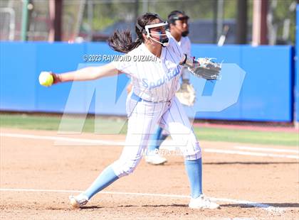 Thumbnail 2 in South @ Orcutt Academy-CIF CS Softball Championships-Division 6 photogallery.