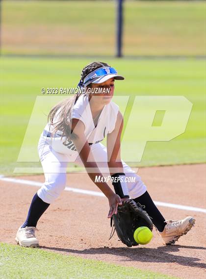 Thumbnail 3 in South @ Orcutt Academy-CIF CS Softball Championships-Division 6 photogallery.