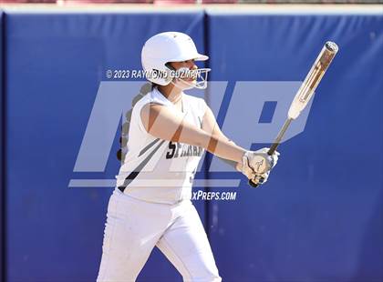 Thumbnail 2 in South @ Orcutt Academy-CIF CS Softball Championships-Division 6 photogallery.