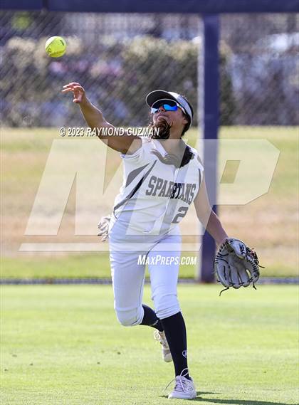 Thumbnail 3 in South @ Orcutt Academy-CIF CS Softball Championships-Division 6 photogallery.