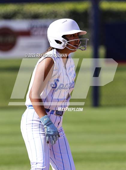 Thumbnail 3 in South @ Orcutt Academy-CIF CS Softball Championships-Division 6 photogallery.