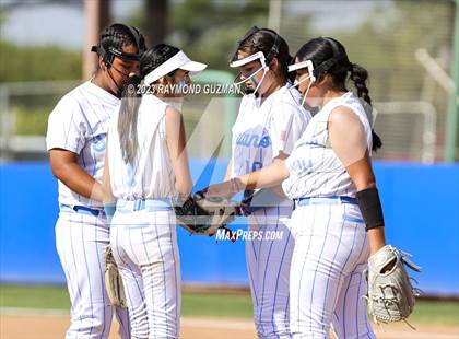 Thumbnail 3 in South @ Orcutt Academy-CIF CS Softball Championships-Division 6 photogallery.