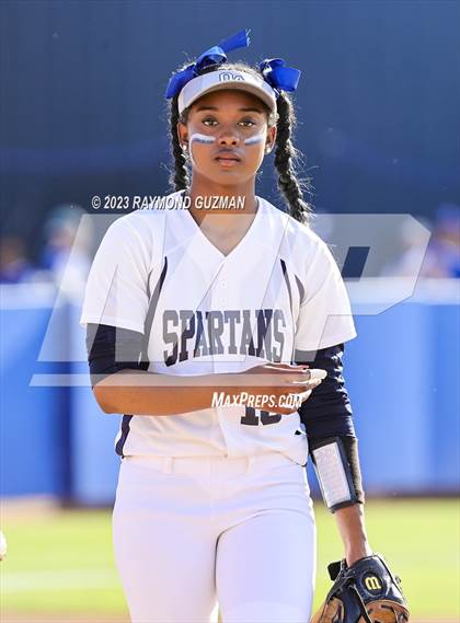 Thumbnail 3 in South @ Orcutt Academy-CIF CS Softball Championships-Division 6 photogallery.