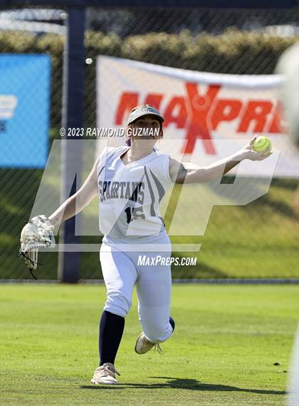 Thumbnail 1 in South @ Orcutt Academy-CIF CS Softball Championships-Division 6 photogallery.