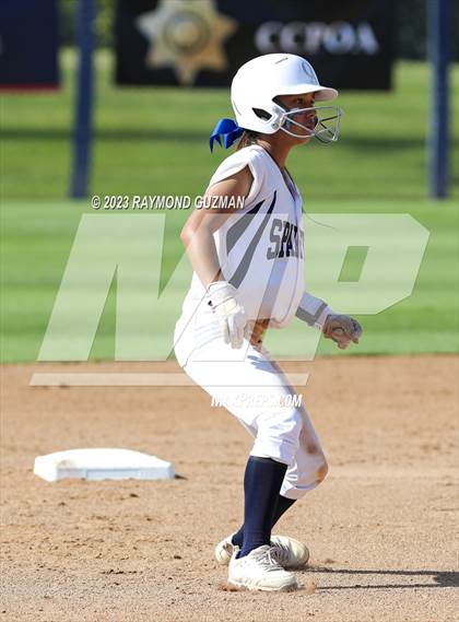 Thumbnail 3 in South @ Orcutt Academy-CIF CS Softball Championships-Division 6 photogallery.