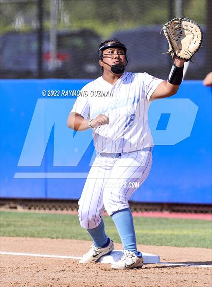 Thumbnail 2 in South @ Orcutt Academy-CIF CS Softball Championships-Division 6 photogallery.