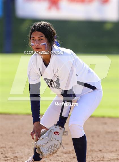 Thumbnail 2 in South @ Orcutt Academy-CIF CS Softball Championships-Division 6 photogallery.