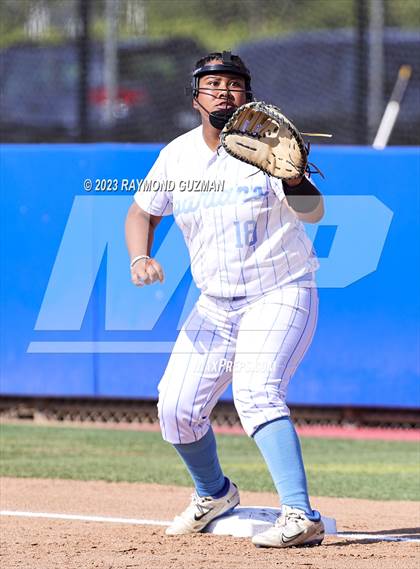 Thumbnail 1 in South @ Orcutt Academy-CIF CS Softball Championships-Division 6 photogallery.