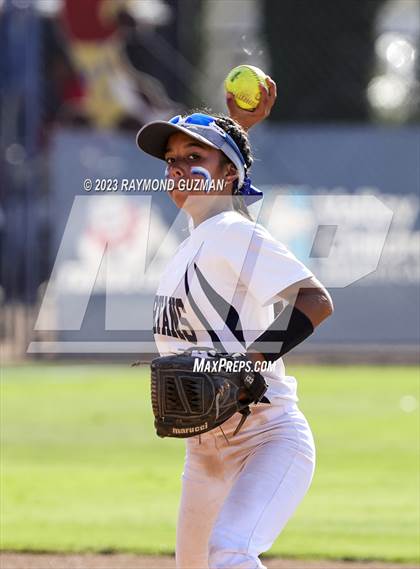 Thumbnail 1 in South @ Orcutt Academy-CIF CS Softball Championships-Division 6 photogallery.