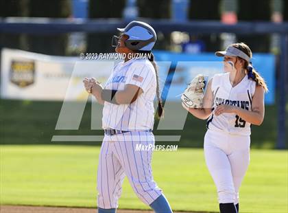 Thumbnail 2 in South @ Orcutt Academy-CIF CS Softball Championships-Division 6 photogallery.