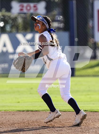 Thumbnail 3 in South @ Orcutt Academy-CIF CS Softball Championships-Division 6 photogallery.