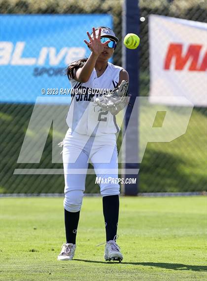 Thumbnail 2 in South @ Orcutt Academy-CIF CS Softball Championships-Division 6 photogallery.