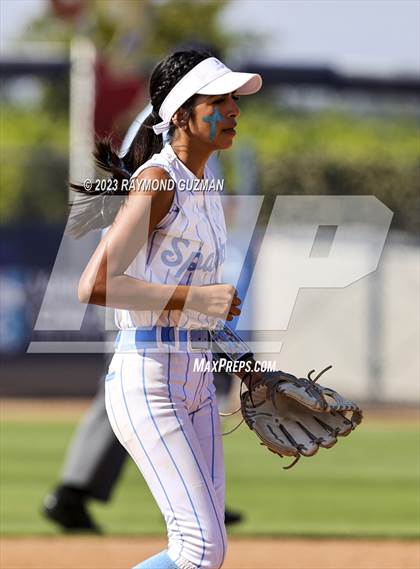 Thumbnail 2 in South @ Orcutt Academy-CIF CS Softball Championships-Division 6 photogallery.