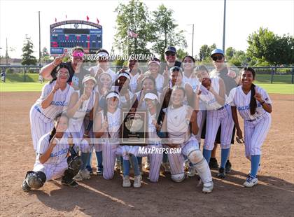 Thumbnail 3 in South @ Orcutt Academy-CIF CS Softball Championships-Division 6 photogallery.