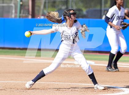 Thumbnail 1 in South @ Orcutt Academy-CIF CS Softball Championships-Division 6 photogallery.