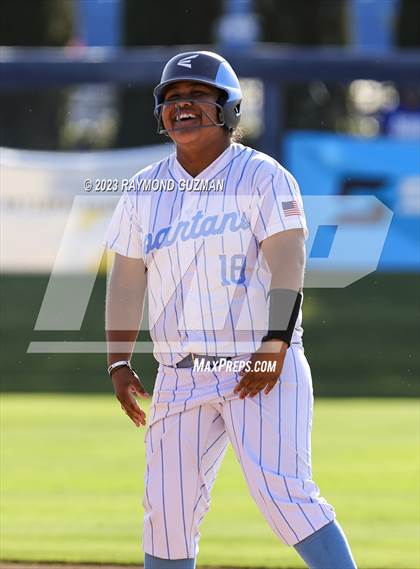 Thumbnail 3 in South @ Orcutt Academy-CIF CS Softball Championships-Division 6 photogallery.