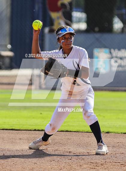 Thumbnail 1 in South @ Orcutt Academy-CIF CS Softball Championships-Division 6 photogallery.
