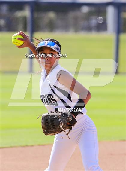 Thumbnail 2 in South @ Orcutt Academy-CIF CS Softball Championships-Division 6 photogallery.