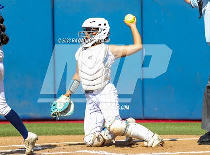 Thumbnail 1 in South @ Orcutt Academy-CIF CS Softball Championships-Division 6 photogallery.