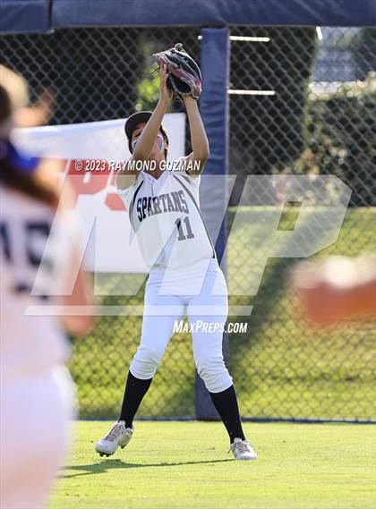 Thumbnail 2 in South @ Orcutt Academy-CIF CS Softball Championships-Division 6 photogallery.