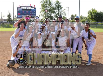 Thumbnail 3 in South @ Orcutt Academy-CIF CS Softball Championships-Division 6 photogallery.