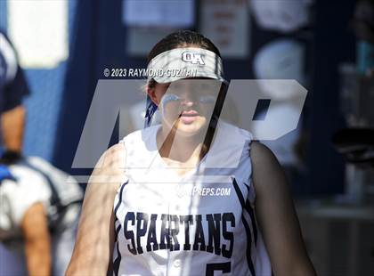 Thumbnail 3 in South @ Orcutt Academy-CIF CS Softball Championships-Division 6 photogallery.