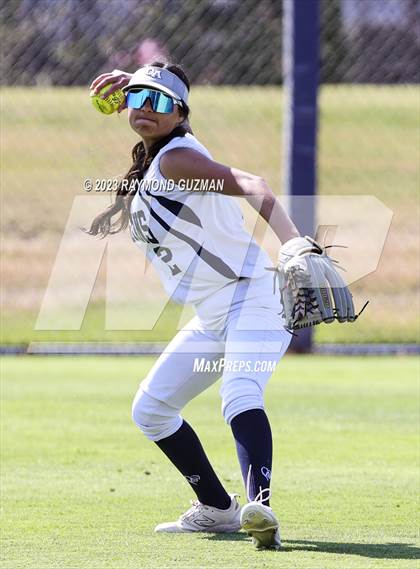 Thumbnail 2 in South @ Orcutt Academy-CIF CS Softball Championships-Division 6 photogallery.