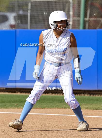 Thumbnail 2 in South @ Orcutt Academy-CIF CS Softball Championships-Division 6 photogallery.
