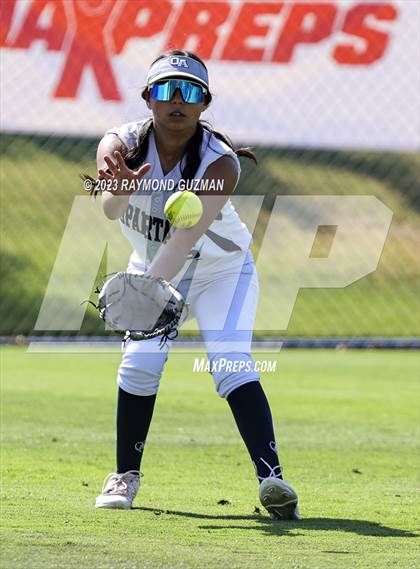 Thumbnail 2 in South @ Orcutt Academy-CIF CS Softball Championships-Division 6 photogallery.