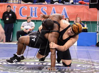 Thumbnail 1 in NCHSAA Individual Wrestling 1A Quarterfinals photogallery.