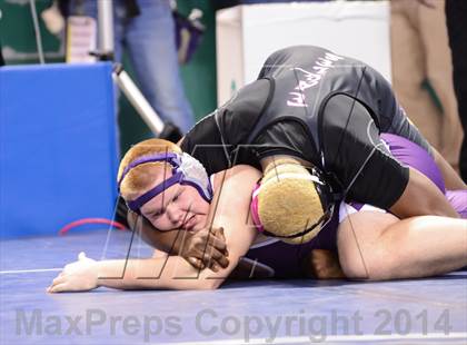 Thumbnail 2 in NCHSAA Individual Wrestling 1A Quarterfinals photogallery.