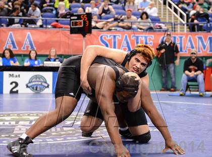 Thumbnail 1 in NCHSAA Individual Wrestling 1A Quarterfinals photogallery.