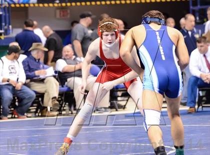 Thumbnail 1 in NCHSAA Individual Wrestling 1A Quarterfinals photogallery.
