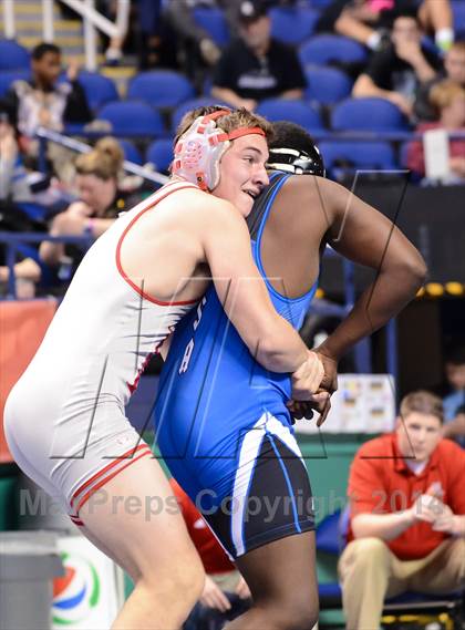 Thumbnail 2 in NCHSAA Individual Wrestling 1A Quarterfinals photogallery.